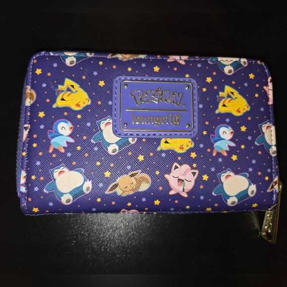 Loungefly Sleeping Pikachu & Friends Wallet - Picture 3 of 9